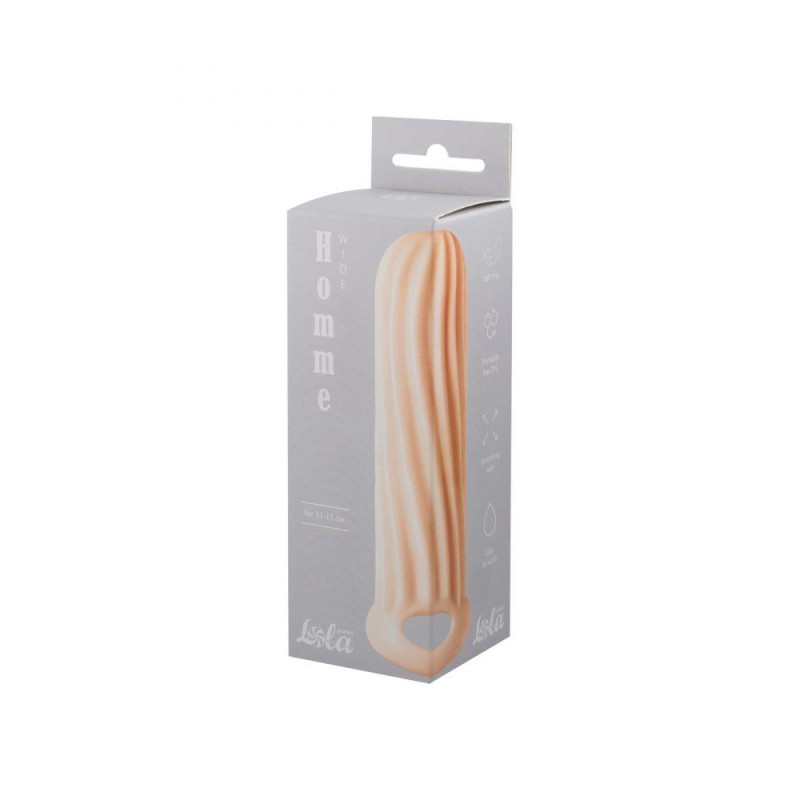 Penis sleeve Homme Wide Flesh for 11-15cm